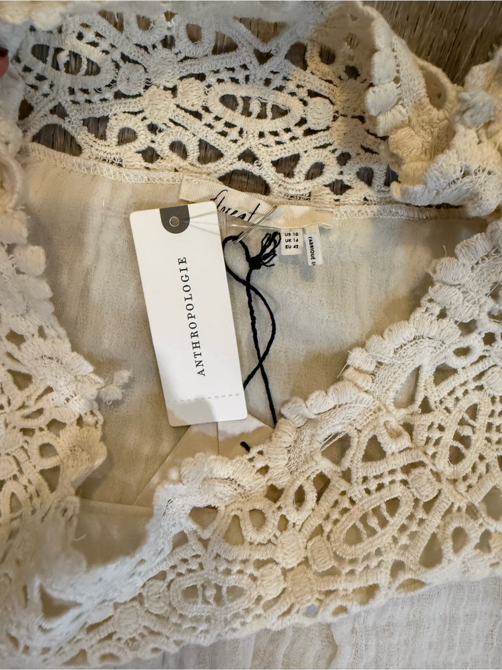Anthropologie x Floreat Tartane Blouse - Picture 6 of 12